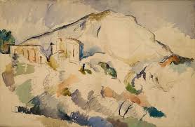 Information about the painting, location, other paintings of the artist. Chateau Noir And Mont Sainte Victoire C 1890 1895 Painting By Paul Cezanne