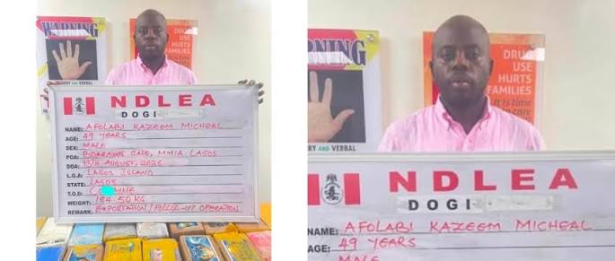 Gistlover - NDLEA arrests Lagos big boy KC Luxury over 184.5kg cocaine worth  $27.7m The NDLEA has arrested Lagos socialite KC Luxury and a logistics  company employee over the seizure of 184.5kg