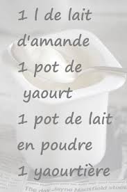 Yaourt Au Lait D Amande En Toute Gourmandise Yaourt Au Lait D Amande Lait D Amande Recette Yaourt
