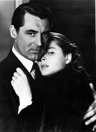 Cary Grant, Ingrid Bergman and Claude Rains in director Alfred Hitchcocks  "Notorious" 1946. One of me and my son's favorites.