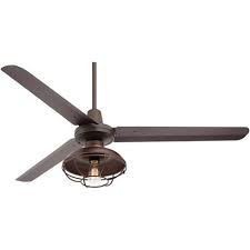 Industrial ceiling fans are handy for when you really want to move around sizable amounts of air. 60 Casa Vieja Industrial Indoor Outdoor Ceiling Fan With Light Led Remote Control Oil Rubbed Bronze Metal Blades Damp Rated Patio Porch Target