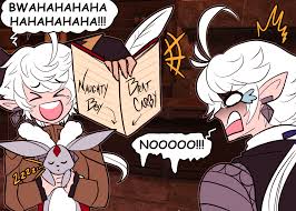But seriously it's a lovely piece, exceptional coloring. Donald Duck Curses In My Comics In Which Alphinaud Gets Bullied