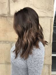 Dimensional Brown Brunette Hair Dark Brown To Light Brown Balayage Lob 2017 Hair Trends Ombre Salon Salon Ashley Nic Hair Burnette Hair Long Hair Styles