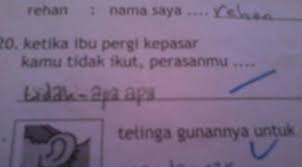 22 jawaban ujian lucu anak sd yang bikin ketawa ngakak. 10 Jawaban Lucu Soal Ujian Anak Sd Yang Bikin Ngakak Yukepo Com
