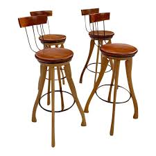 Maybe you would like to learn more about one of these? Vintage Custom Rustic Modern Swivel Bar Stools Set Of 4 Chairish