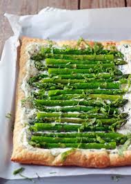 Asparagus Basil Cream Cheese Tart With Optional Bacon Recipe Recipes Recipes Using Cream Cheese Vegetarian Tart