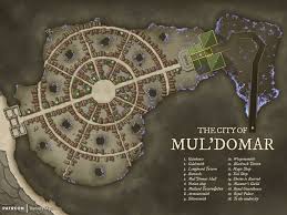The City Of Mul Domar Daniel S Maps On Patreon Fantasy City Map Traveller Rpg Fantasy City
