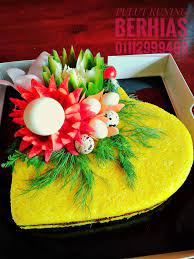 Eat real food peminat masakan tradisi tempahan pulut kuning berhias. Pulut Kuning Berhias Food Table Decorations Decor