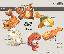 tatsugiri, tatsugiri, tatsugiri, and tatsugiri (pokemon) drawn by omomezoo  | Danbooru
