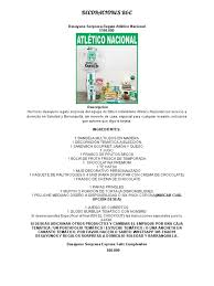 La bronca entre atlético nacional y nacional de uruguay antes del partido. Desayuno Sorpresa Regalo Atletico Nacional Comida Y Bebida Libros De Cocina Comidas Y Vinos