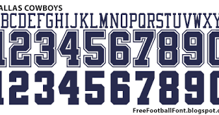 Nfl dallas cowboys nike game jersey. Free Football Fonts American Football Nfl Dallas Cowboys