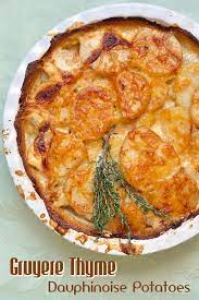 Potatoes Dauphinoise With Gruyere Thyme Sounds Posh But So Easy Recipe Potatoes Dauphinoise Recipes Cooking Recipes