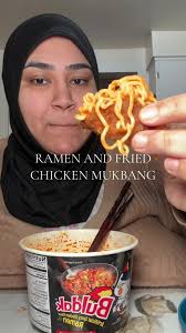 Spicy Ramen & Fried Chicken Mukbang: Iftar Feast