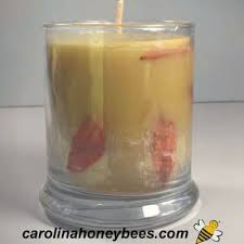 More than just a source of light and heat, diy candles are a fabulous way to add your own decorative flair or a signature scent to. Making Beeswax Candles With Dried Flowers Carolina Honeybees