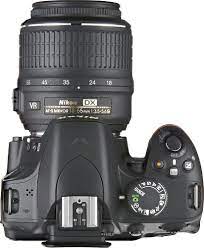 Nikon D3200 Dslr Camera With 18 55mm Vr Lens Black D3200 Black Kit Best Buy