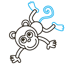 First draw an egg shape circle attached to a tiny line. How To Draw A Cartoon Monkey In A Few Easy Steps Easy Drawing Guides