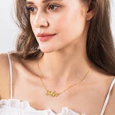 Personalized Name Necklace with Paw, Dog Paw Name Necklace for Dog Owner,  Custom Pet Name Necklace with Pet Paw, Pet Memorial Jewelry Gift