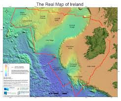 The Real Map Of Ireland Marine Institute