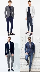 An ideal answer is a blazer, white shirt, tidy jeans and brown moccasins. A Casual Dress Buy Clothes Shoes Online