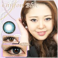 Chiffon Blue Contact Lenses