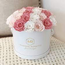 Glam Eternity Roses Box Madame Rosette Flower Box Gift Flower Bouquet Boxes Luxury Flowers