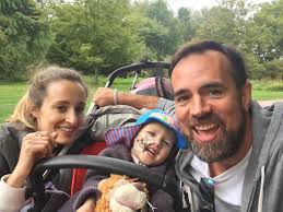 Parents realise their 'clumsy' baby girl's bruises are leukaemia