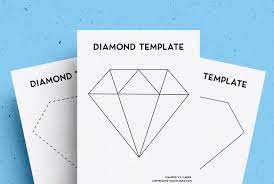 Free Printable 3d Diamond Template
