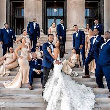 Groominspiration Brideinspiration Afrocaribbean Community Of Dapper Beige Bridesmaid Dress Champagne Champagne Bridesmaid Dresses Beige Bridesmaid Dress