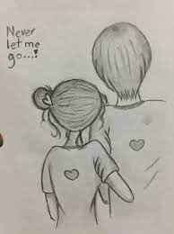 Pencil Love Relationship Cute Couple Sketches Easy Drawing Rectangle Circle According to many people, rain is a sign of good luck also, so, couples in the no doubt, holding hands stimulate feelings of love and affection.