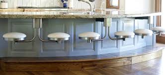 Suspended Bar Stool Seating Minimalist Kitchen Design Kitchen Innovation Kitchen Design
