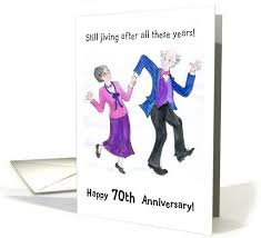 70th Wedding Anniversary Card Dancing Couple Card Wedding Anniversary Wishes Anniversary Quotes For Couple Happy Anniversary Quotes