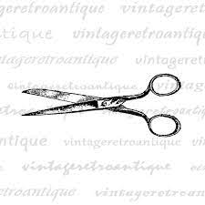 Scissors Tattoo Clip Art Throw Pillow Fabric