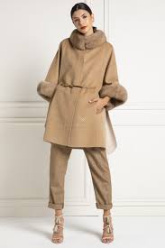 Loro piana is renowned for producing luxury clothing and accessories made from the finest natural materials since 1924. Cashmere Loro Piana Coat With Sable Fur Length 85 Cm