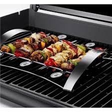 Learn everything you need to know about how to get that perfect charred and yet juicy flavor from kabobs on the grill from weber grills grilling kabobs from the butcher by mark holzkopf. Weber The Grill Skewers Set