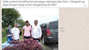 We did not find results for: Salah Anggur Yang Dijual Pinggir Jalan Di Padang Dan Tegal Berformalin Turnbackhoax Id