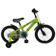 Hip, trendy, veilig, betrouwbaar, stabiel, stevig en nog veel meer. Corvino Electric Jongensfiets 16 Inch Groen