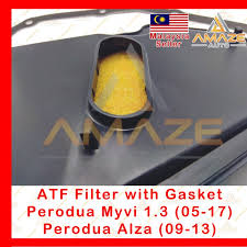 Same price rm150 free postage, sabah/sarawak add rm10. Atf Filter With Gasket For Perodua Myvi 1 3 05 17 And Alza 09 13 Equivalent To