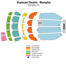 up to date theatre memphis seating chart the orpheum memphis