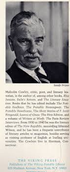 Malcolm Cowley and William Faulkner: The Faulkner