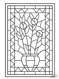37+ stained glass coloring pages for printing and coloring. Flower Vase Stained Glass Coloring Page Free Printable Coloring Pages Stained Glass Coloring Pages Stained Glass Flowers Glass Flower Vases