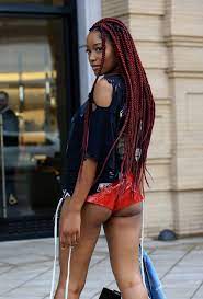 Keke Palmer Pictured As She Stepped Out For Shopping In La Http Celebs Life Com Keke Palmer Pictured Afro Hair Girl Blonde Box Braids Braided Hairstyles Easy