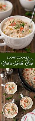 Growing up in nebraska, homemade chicken and noodles was a favorite meal of mine. Slow Cooker Creamy Chicken Noodle Soup Garnish Glaze