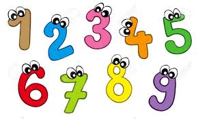 With Eyes Numbers Clipart 1 15 Clipart Cartoon Numbers Math Clipart Creative Math Clip Art