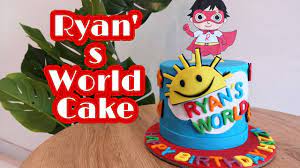 Download birthday cake stock photos. How To Make Ryan S World Cake Step By Step Youtube
