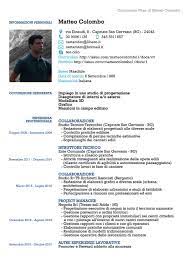 Aqui pode consultar toda a informação que necessita para fazer ou. Il Mio Curriculum Vitae By Matteo Colombo Issuu