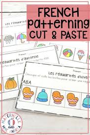 French Patterning Through The Year Worksheets Les Regularites En Maternelle Teaching Patterns Kindergarten Teaching French
