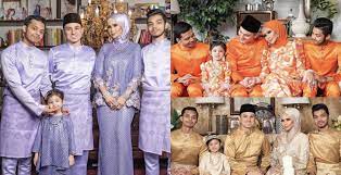 * material como crepe* potongan baju selesa* ada tali dibelakang* size s/m/l/xl* 4 warna yang menari. Gambar Pelbagai Tema Warna Baju Raya Che Ta Ada Kelas Memang Meriah Media Hiburan