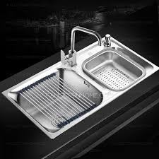 In addition to being useful, they can add drama and style to any kitchen design. Double Sinks Large Capacity Kitchen Sinks With Faucet Stainless Steel
