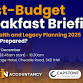 Post-Budget Breakfast Briefing - Tax, Wealth  - Village Hotel Cheadle, Cheadle Rd, Cheadle Hulme Event Image