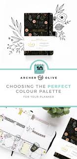 5 Tips For Choosing The Perfect Colour Palette Theme For Your Journal Or Planner Planner Dot Grid Journal Creating A Bullet Journal